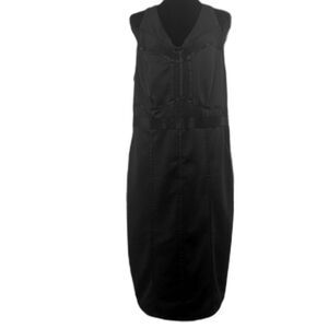 #108 - Torrid Black Bodycon Cocktail Dress, Below the Knee – Size 2/2XL